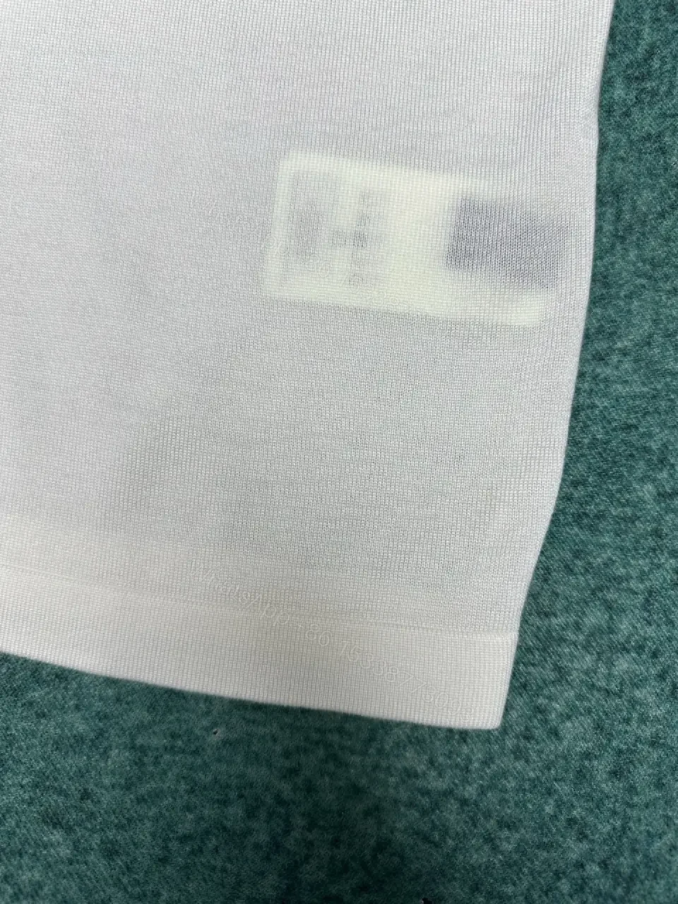 View 8 of White Cotton Tee with Subtle Designer-Style Embroidery Shirt