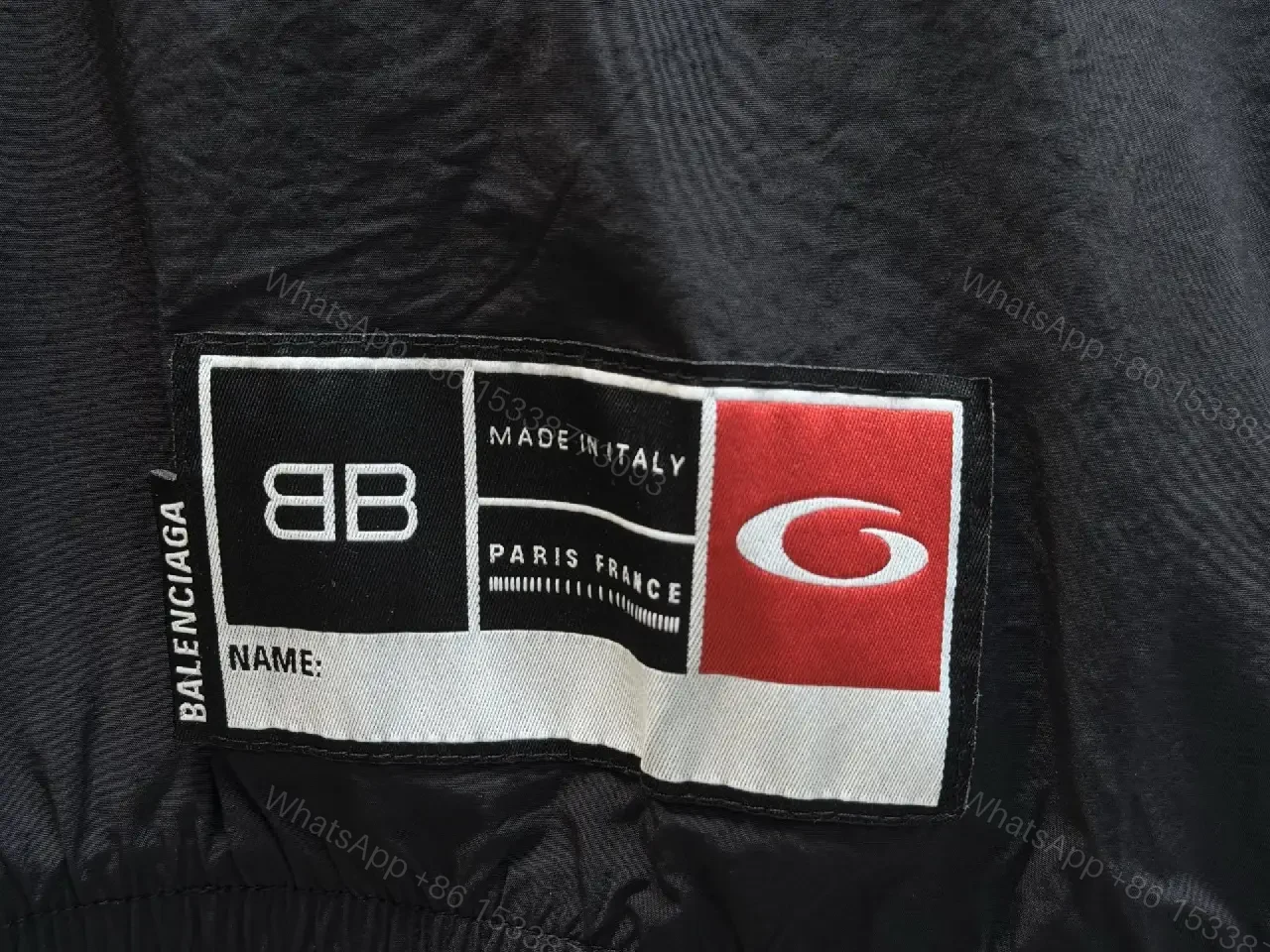 View 4 of Bold + Nylon + Windbreaker + Logo Texture + Windbreaker