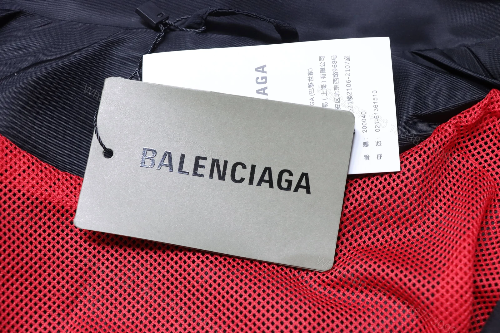 View 8 of Balenciaga Clothes BLCG 26SS NBA Co-Branded Waterproof Nylon Collared Coach Jacket