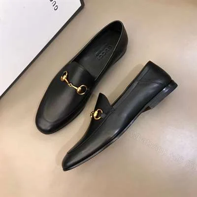 View 4 of GUCCI BRIXTON HORSEBIT-DETAILED LEATHER COLLAPSIBLE-HEEL LOAFERS – LDG013