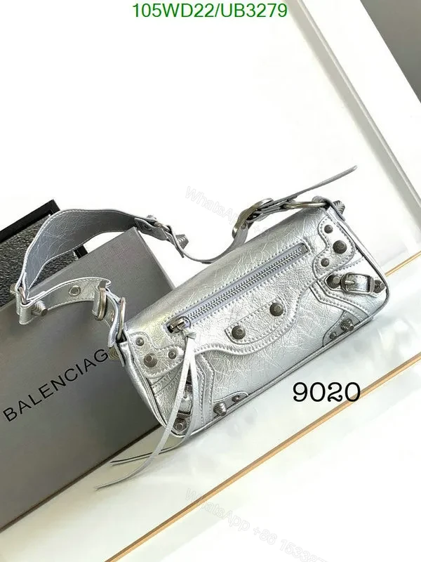 View 13 of Le Cagole XS Sling Bag White Dupe Balenciaga 2P1J37