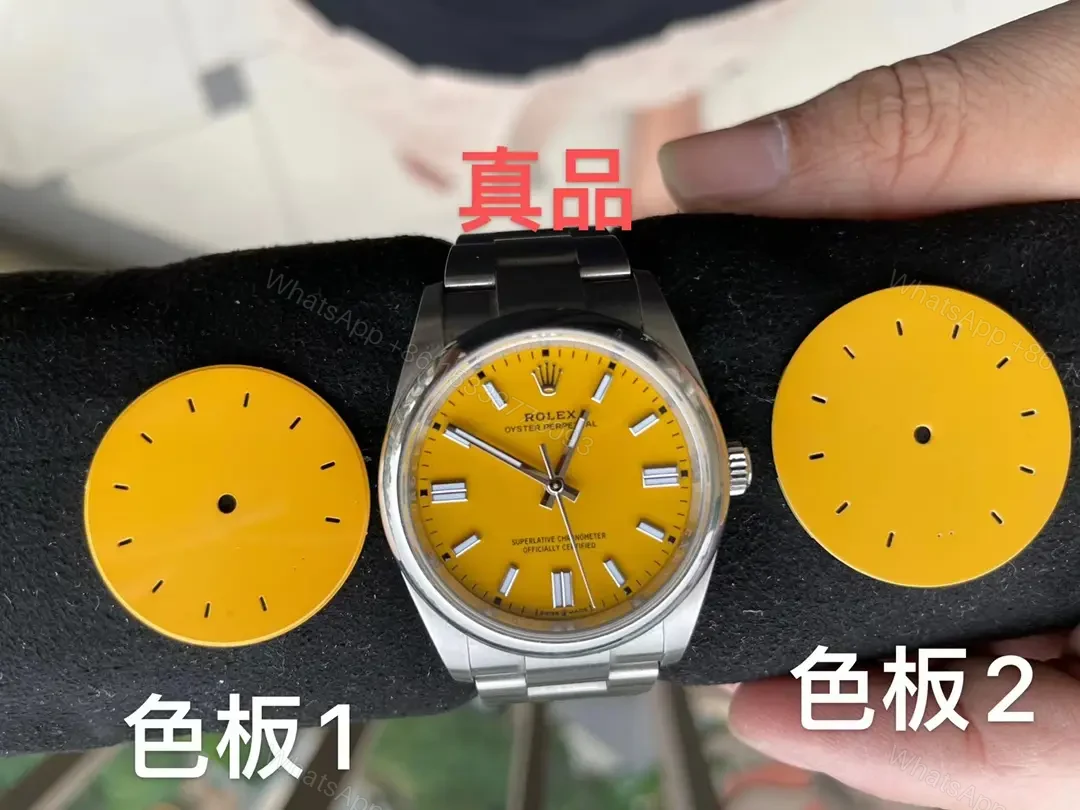 View 9 of Best super clone rolex Oyster Perpetual 36 Yellow Dial 126000-0004