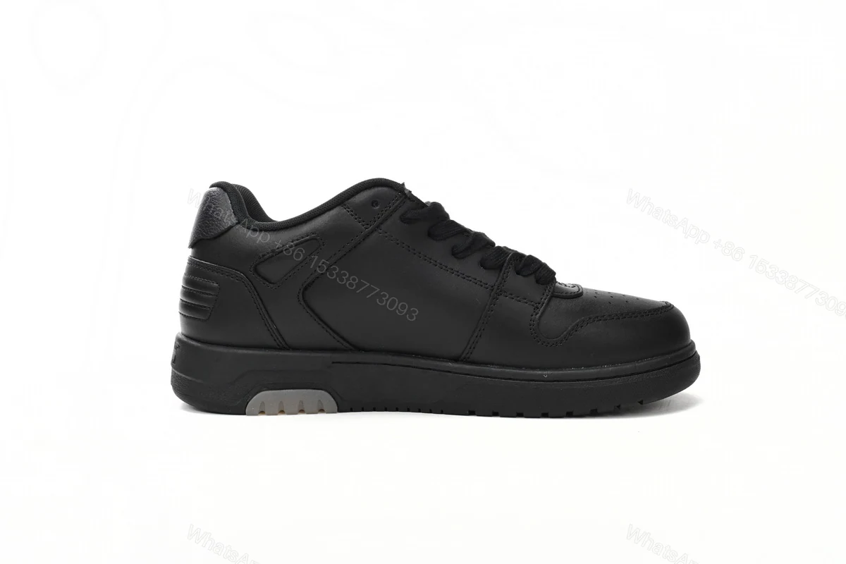 View 2 of OFF-WHITE OOO Low Tops "For Walking"BlackWhite OMIA189S21LEA0041001