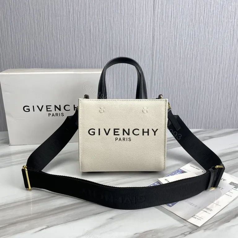 Structured Tote with Mini Vector Hold - Givenchy Luxury Bag — view 1