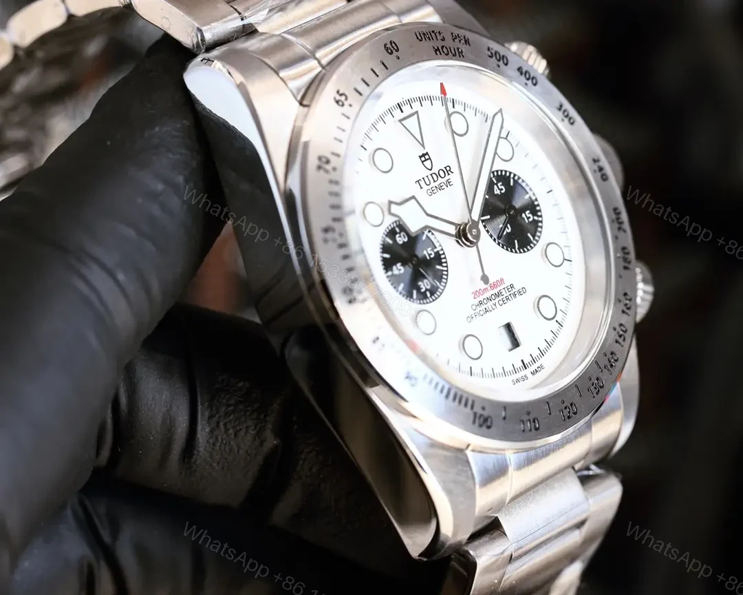 View 4 of Tudor White Chronograph Biwan Steel Bracelet Ultimate 42MM TUDOR-BB-CHRONO-42-WHT-STEEL
