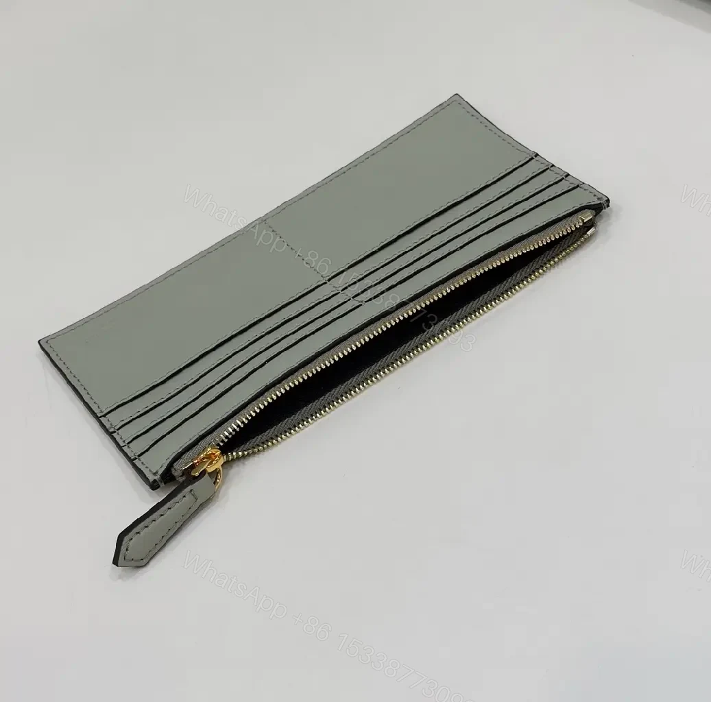 View 10 of Polished Leather Set: Gray & Gold Modern Saddle Bag & Cardholder