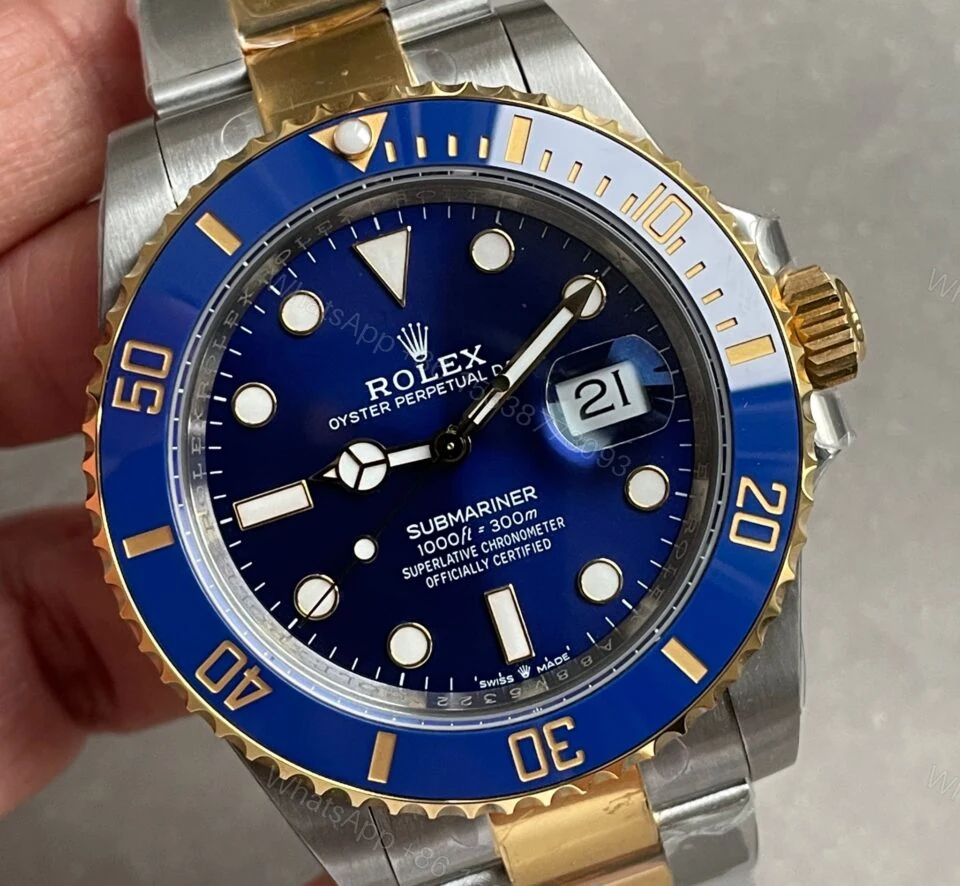 View 2 of VSF FACTORY 1:1 Rolex Submariner 116613 LB Best Edition SS/YG Bluesy Blue Ceramic 904L Steel Blue Dial VS3235