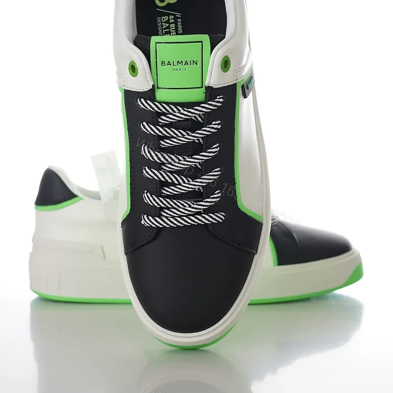 View 8 of Bold Neon Trim Platform Sneaker - Luxury City Comfort