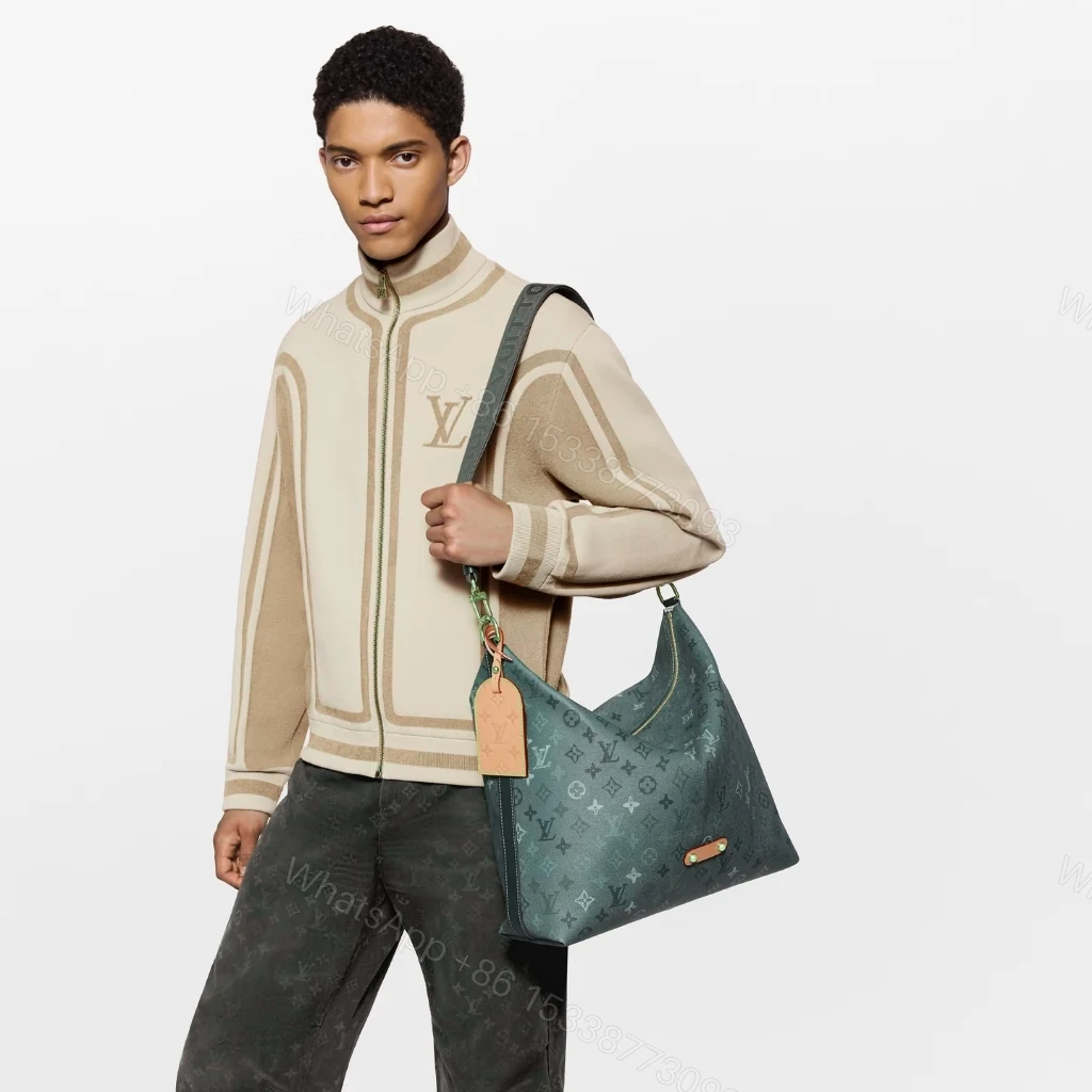 View 12 of Louis Vuitton Vagabond Hobo Monogram Surplus Green 48Cm M27181