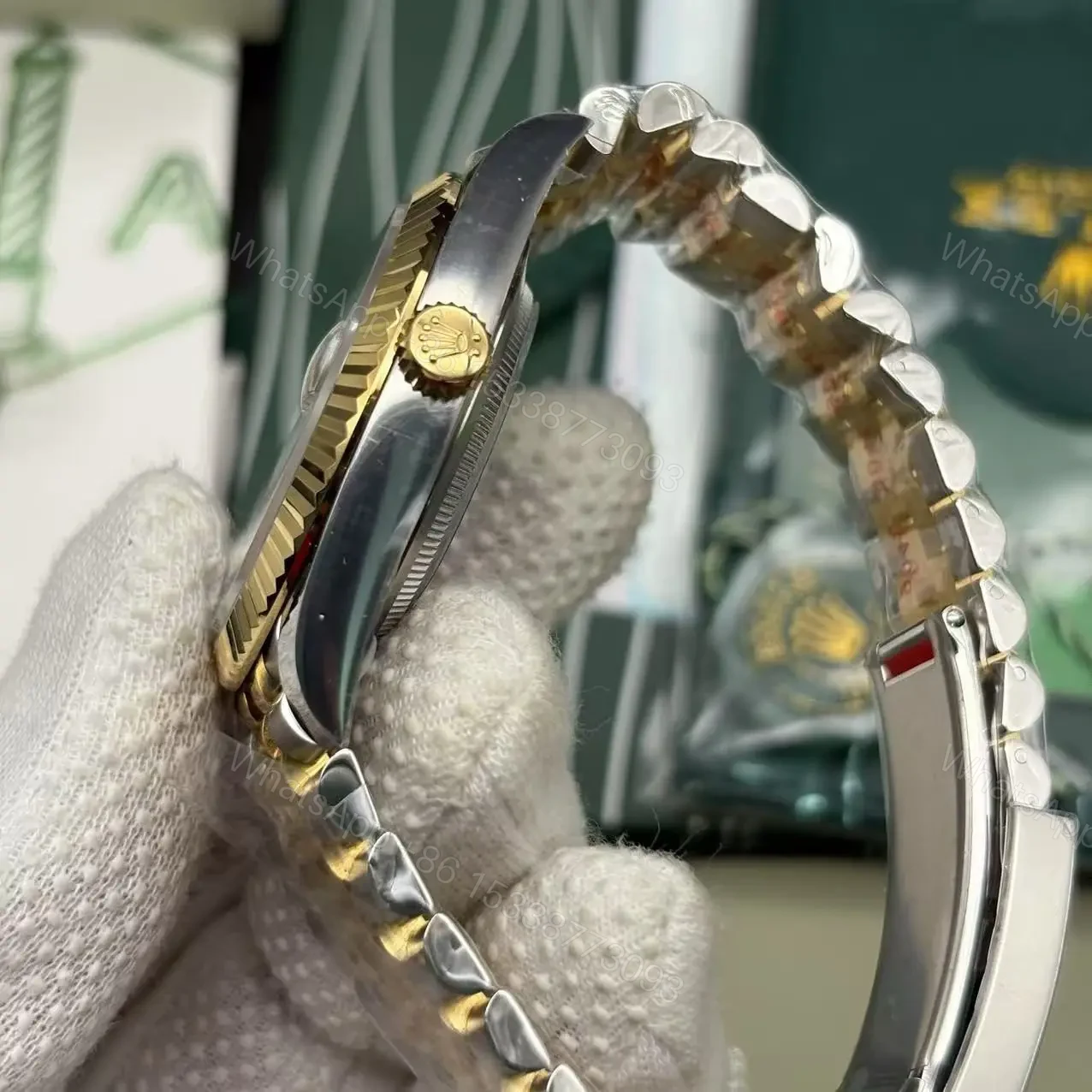 View 8 of Rolex Datejust 126233 Wimbledon Replica
