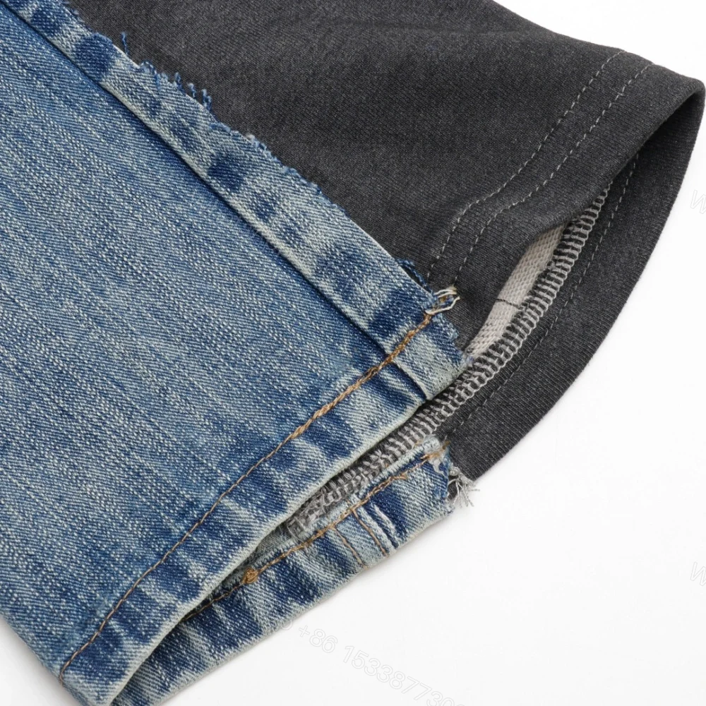 View 8 of 高仿Balenciaga*SS24系列783697塗層字面牛仔褲