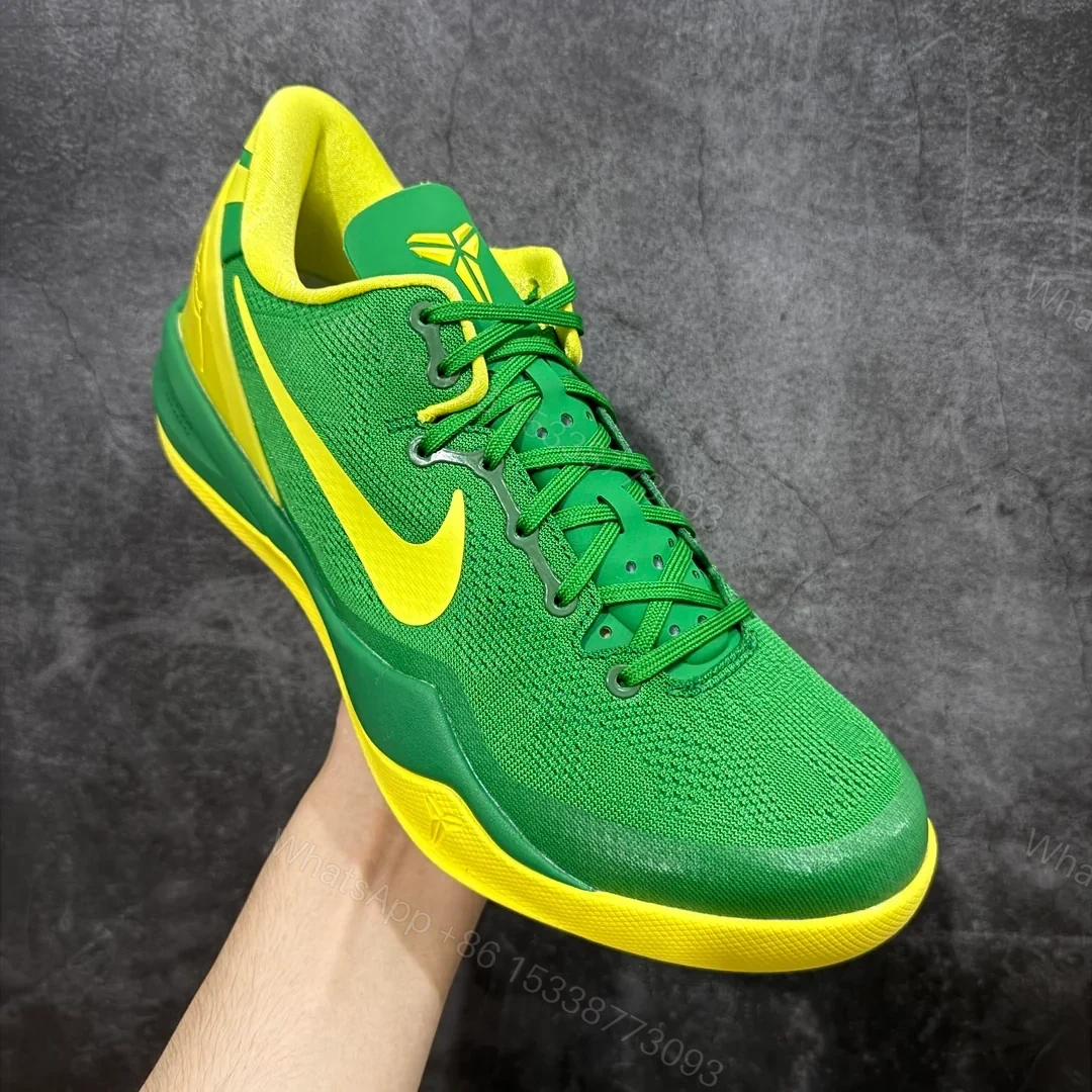 View 2 of Nike Kobe 8 Protro Oregon Ducks PE Mamba Program green/yellow