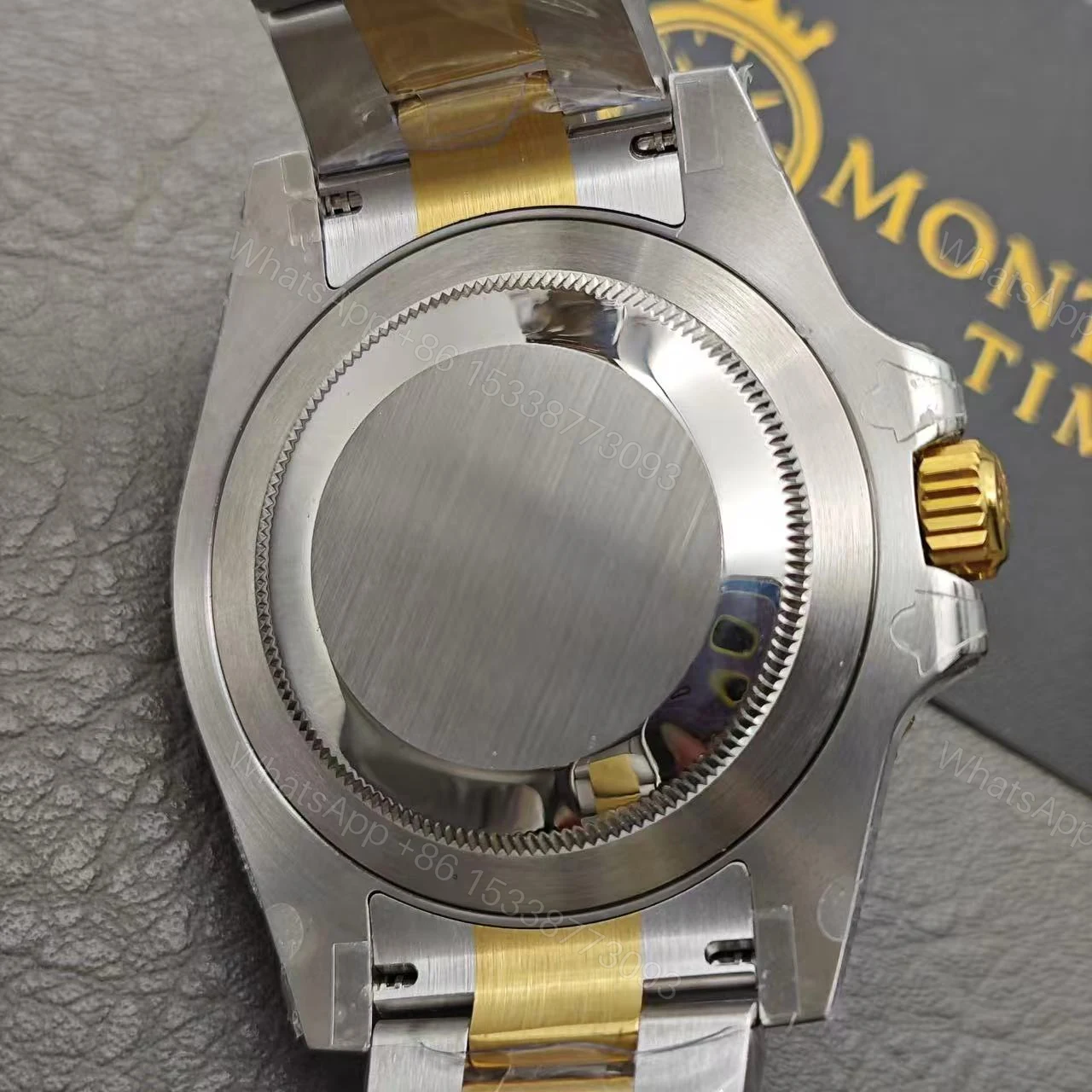 View 9 of Replica Rolex GMT-Master II Black Dial 116713