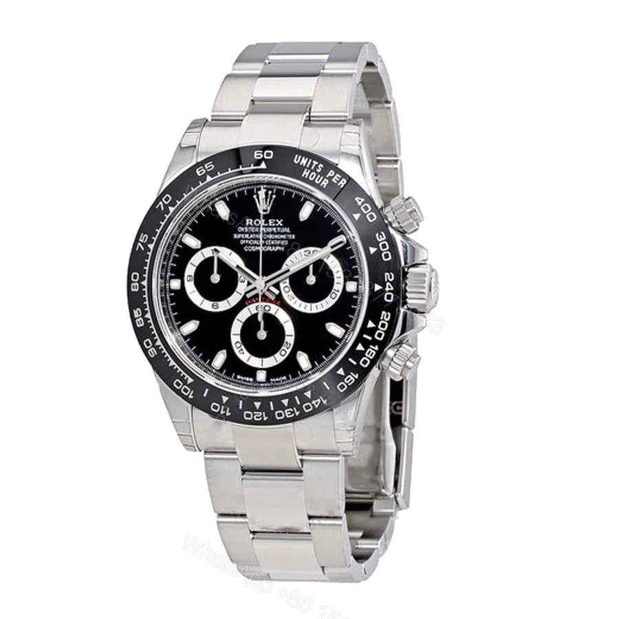 View 2 of Rolex Daytona 116500LN Super Clone: 40mm Steel Chronograph Black Dial