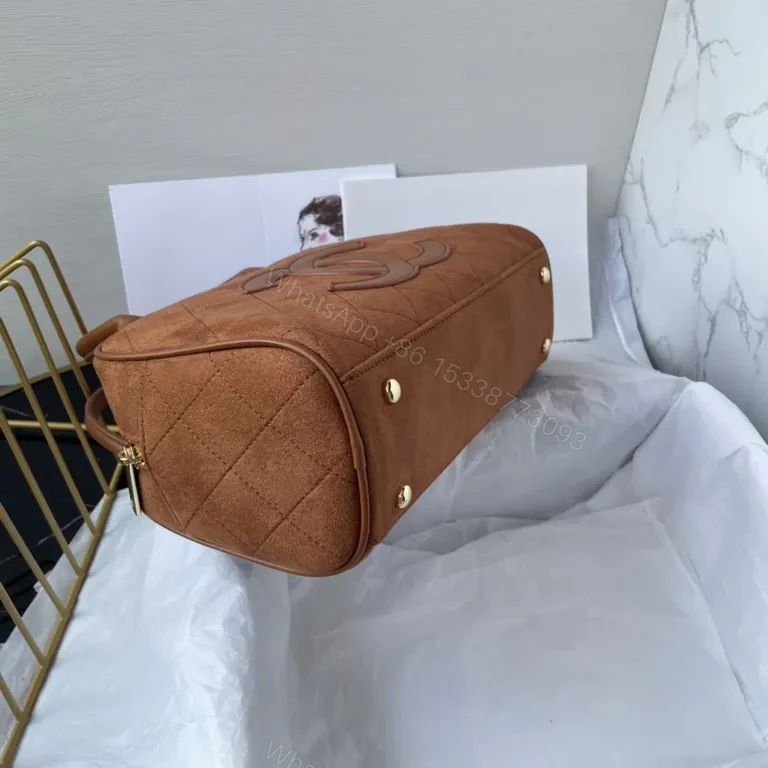 View 9 of Quilted Leather Handbag: Signature Logo, Everyday Luxe