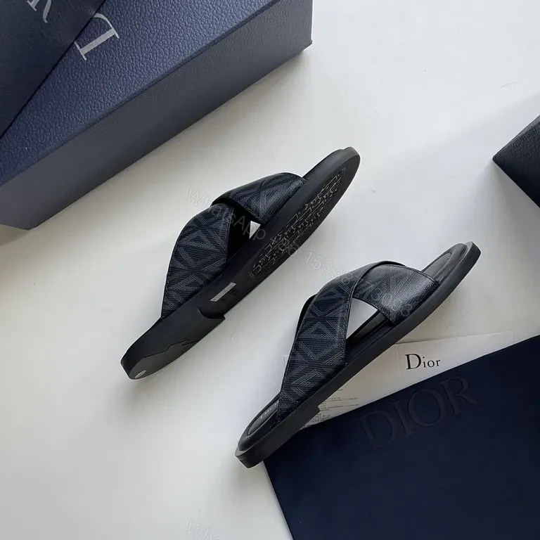 View 4 of Effortless Luxe Monogram Slide - Designer Comfort Sandal