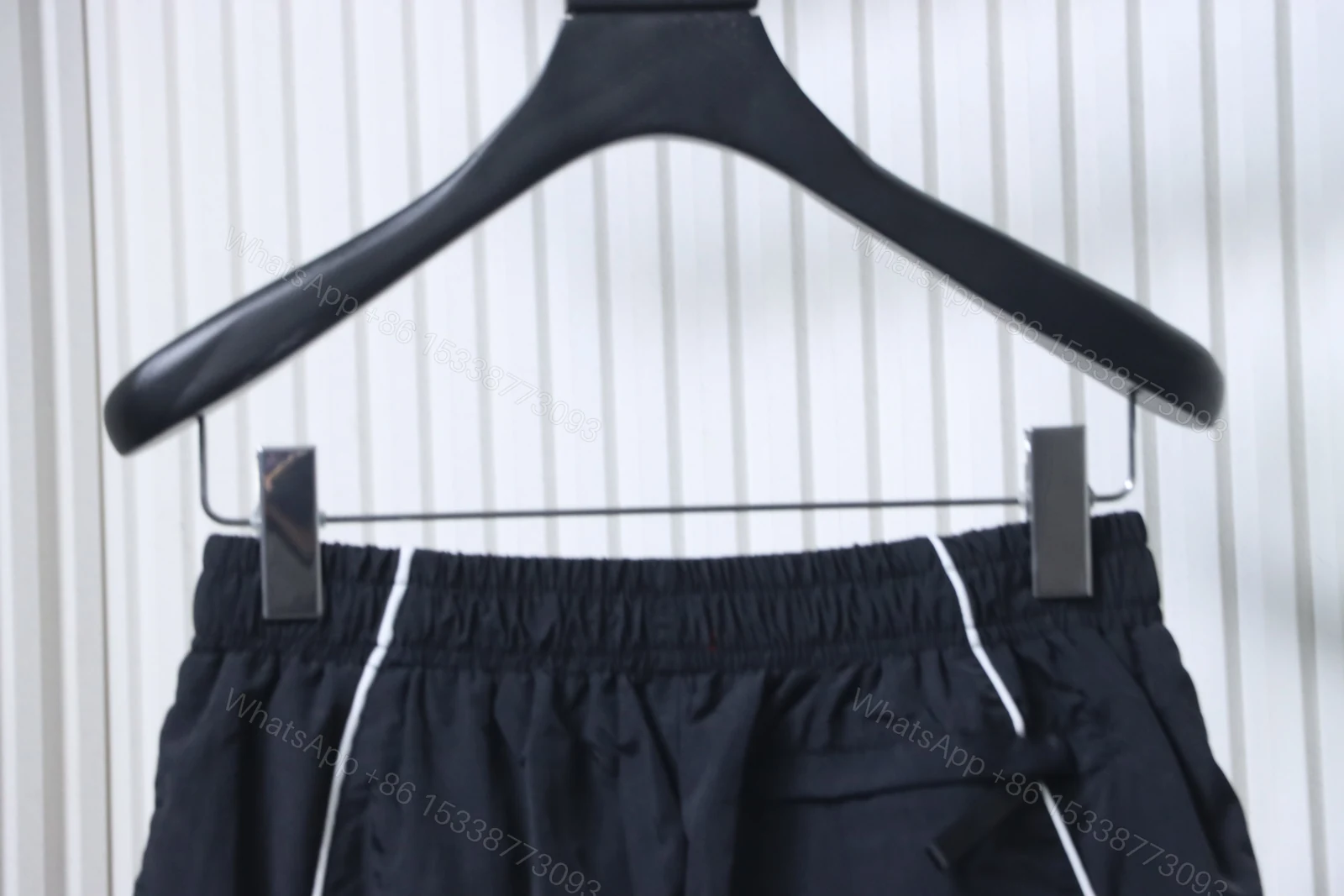 View 5 of Supreme 25FW Contrast Piping Track Pants black