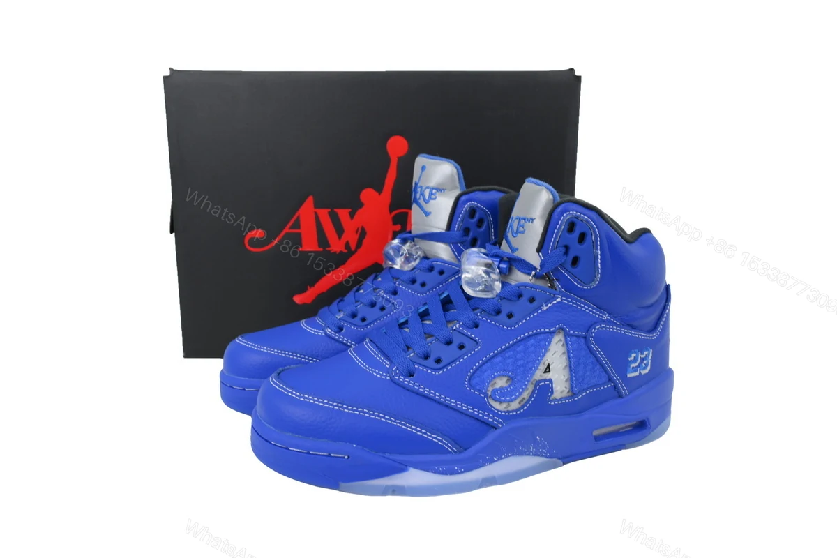 View 7 of Air Jordan 5 Retro Blue Union DV4982-400
