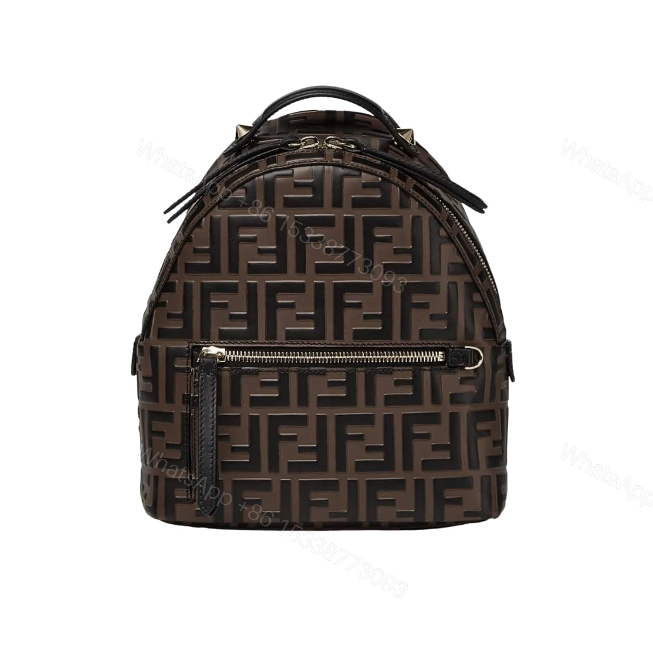 FENDI MINI BACKPACK BROWN 22CM 8BZ038A5TLF13VK — view 1