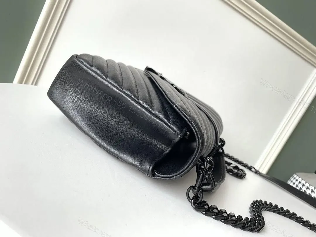 View 8 of YSL College Medium Quilted Leather Bag