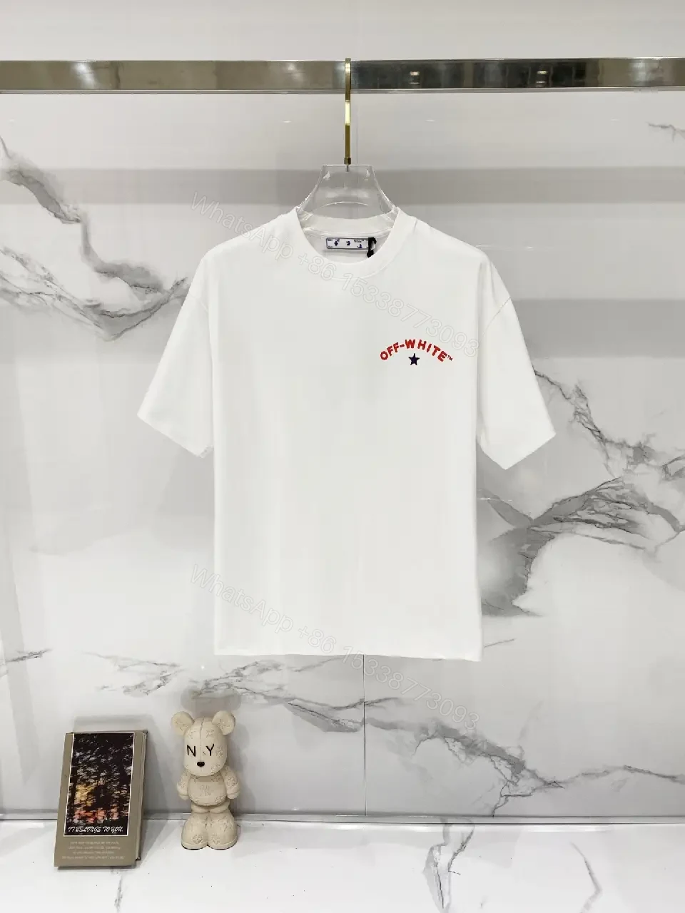 View 5 of Off-White Inspired Off-White Arc Minimalist Cotton Tee