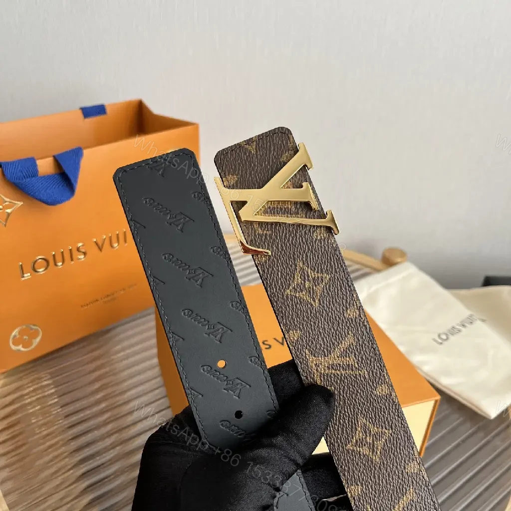 View 9 of Brown Monogram Belt Style Accessory with LV Buckle