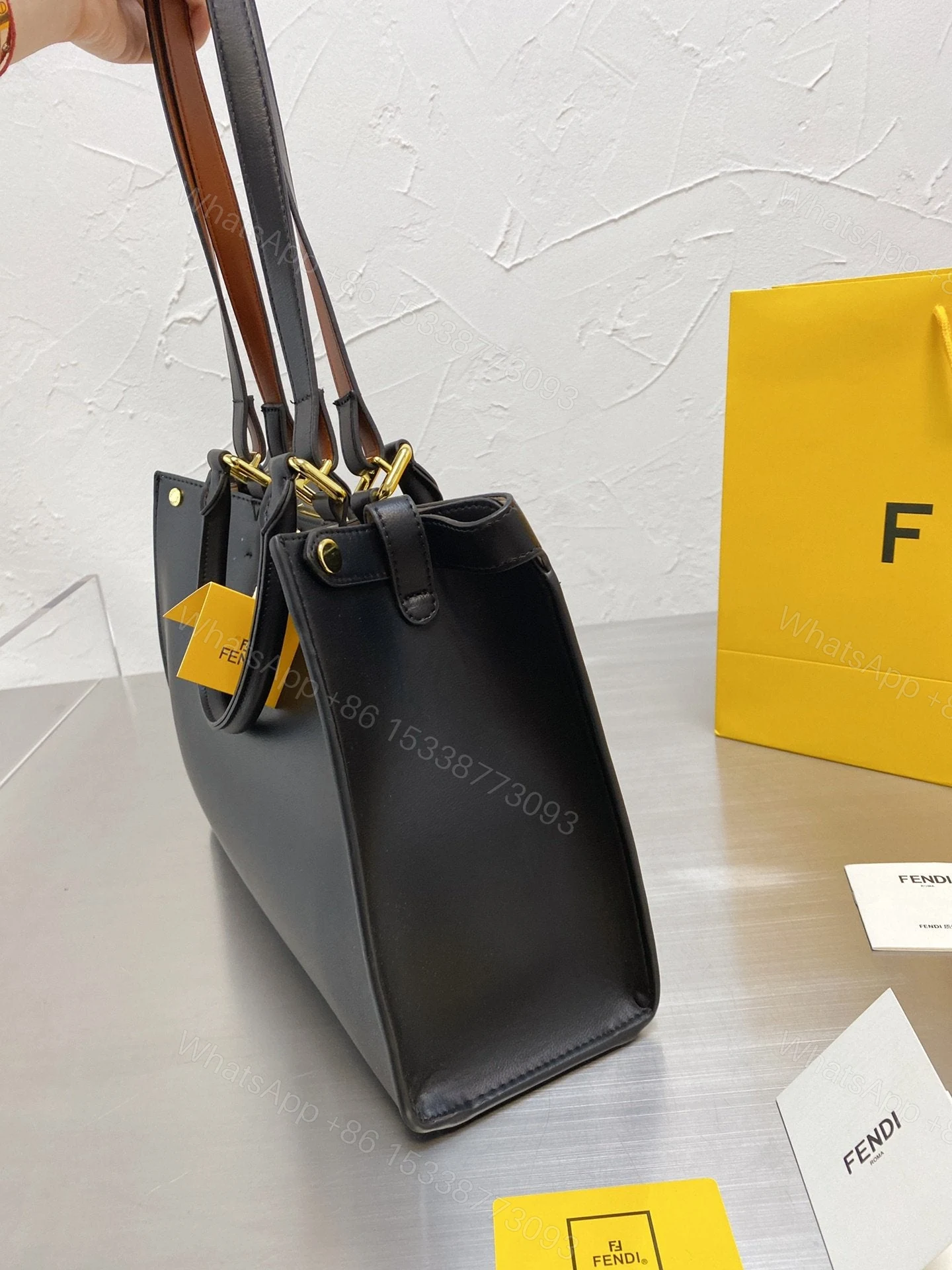View 3 of Fendi Peekaboo X Tote