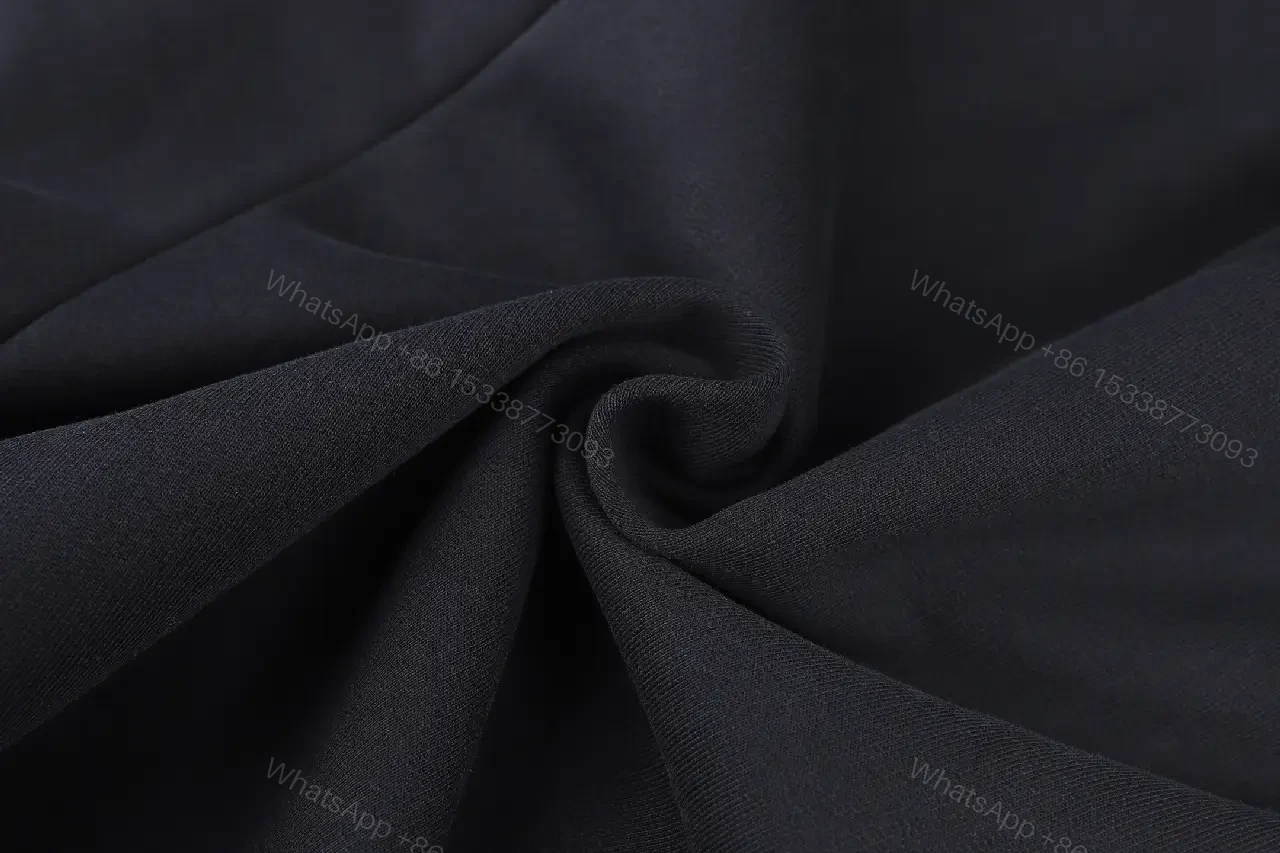 View 2 of Black Premium Knit Shorts: Minimalist Comfort, Drawstring Fit