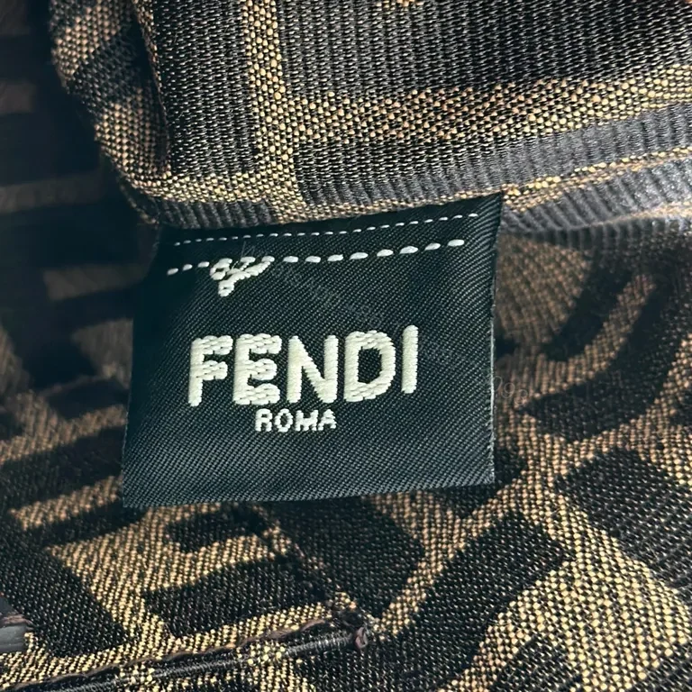 View 7 of Compact Luxury Handbag: FENDI Roma Script Crossbody