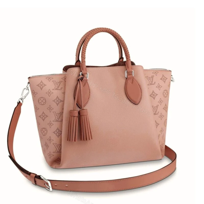 View 8 of Louis Vuitton Haumea Mahina Magnolia Pink Bag 30Cm M55030