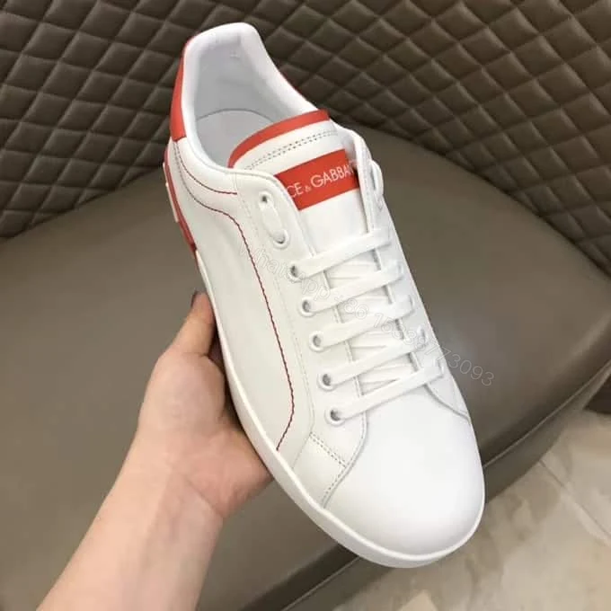 View 4 of DOLCE & GABBANA CALFSKIN NAPPA PORTOFINO SNEAKERS – DG14