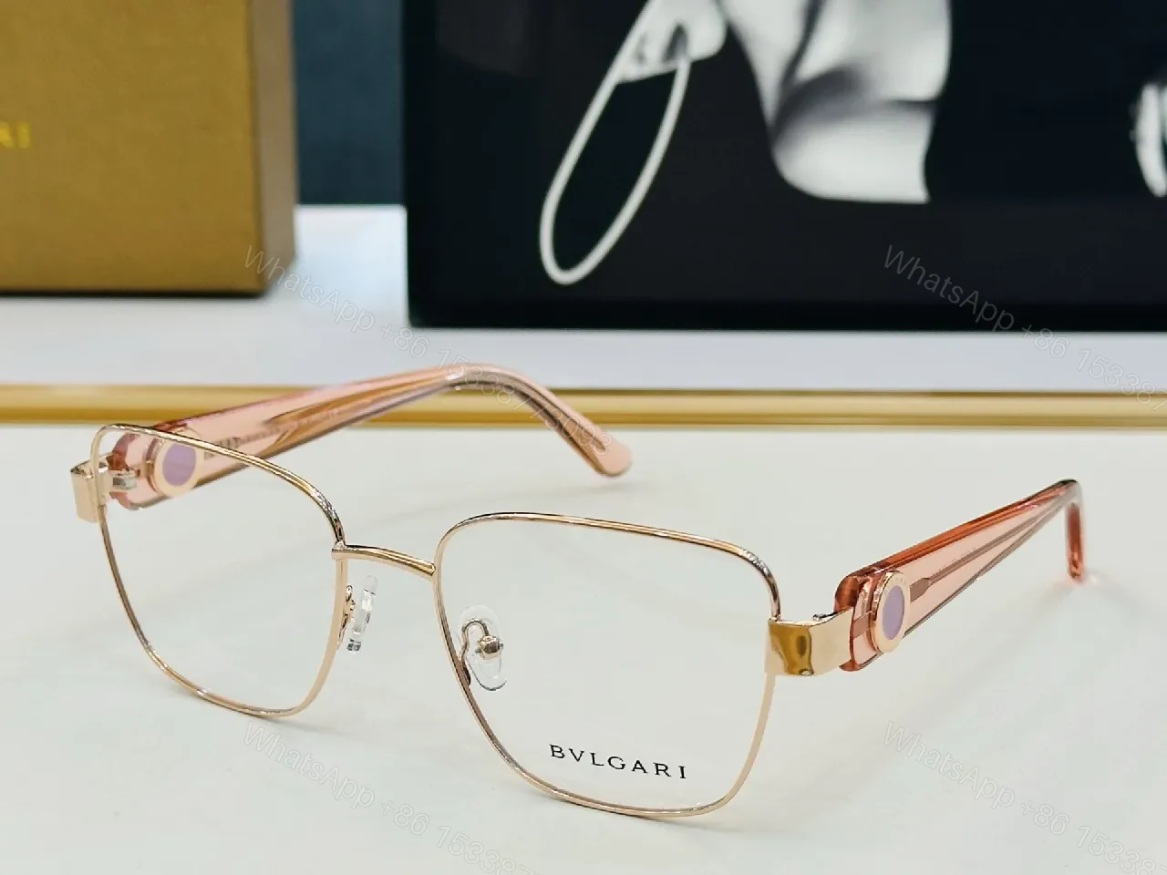 View 7 of Gold-Black Oval Eyewear: Premium Italian Craftsmanship