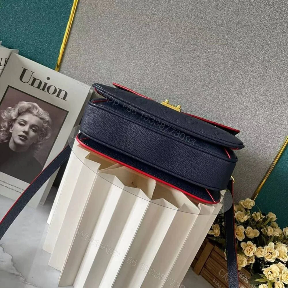 View 6 of Louis Vuitton Pochette Metis Dark Blue 25Cm M44071
