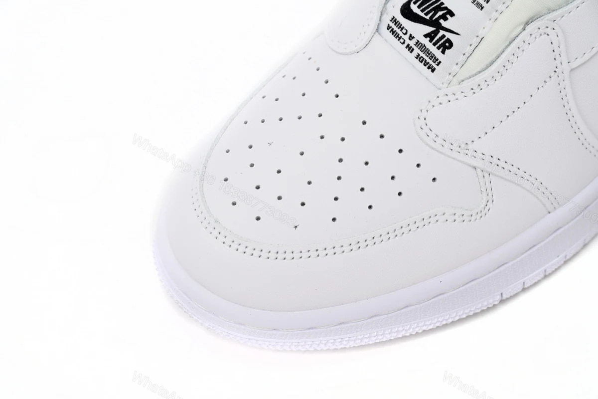 View 4 of Air Jordan 1 Low All White AV3918-101