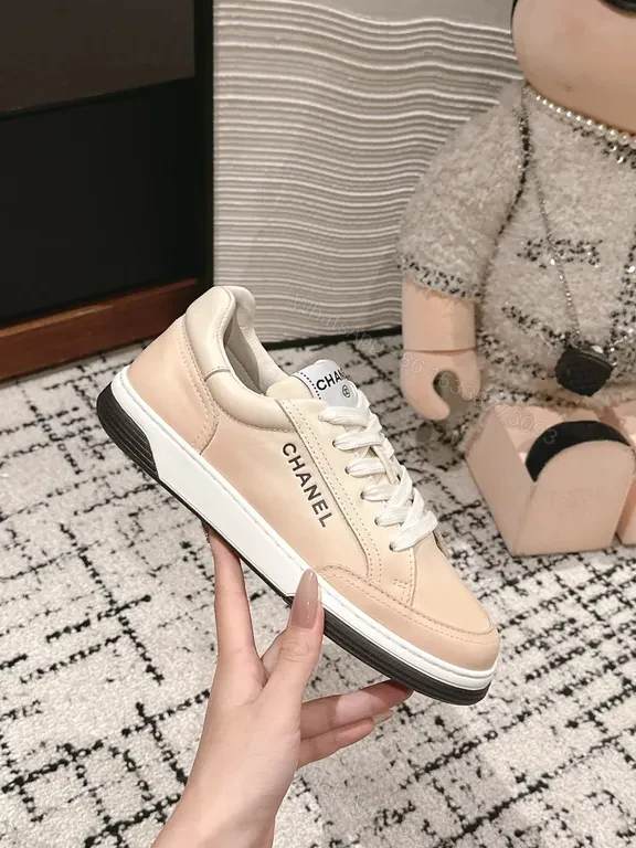 View 9 of Chanel-Inspired Leather Sneakers: Subtle Luxury Comfort