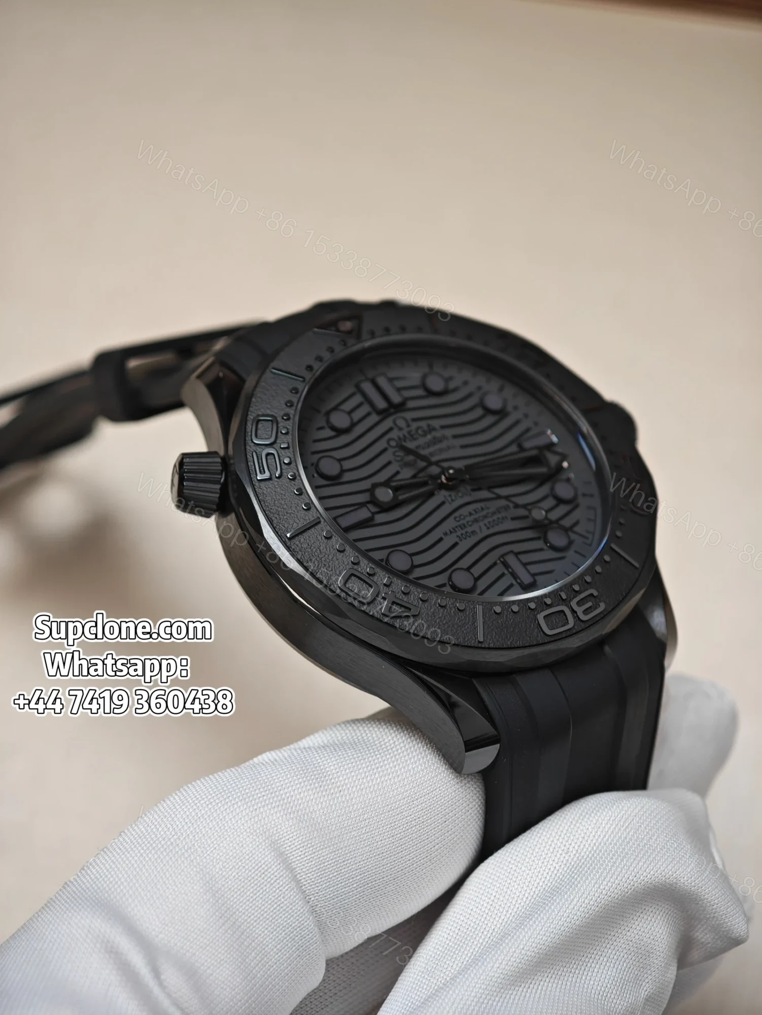View 2 of Omega Super Clone Seamaster Diver 300M 43.5MM 210.92.44.20.01.003