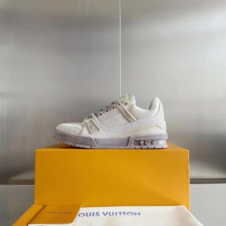 View 9 of Chic LV-Inspired Monochrome Sneakers: All-Day Luxury