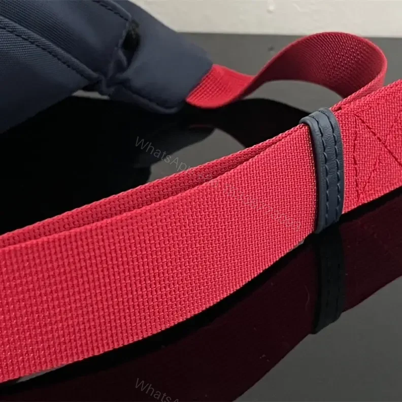 View 14 of 高仿BalenciagaWheelBeltpack系列尼龍胸包藍色
