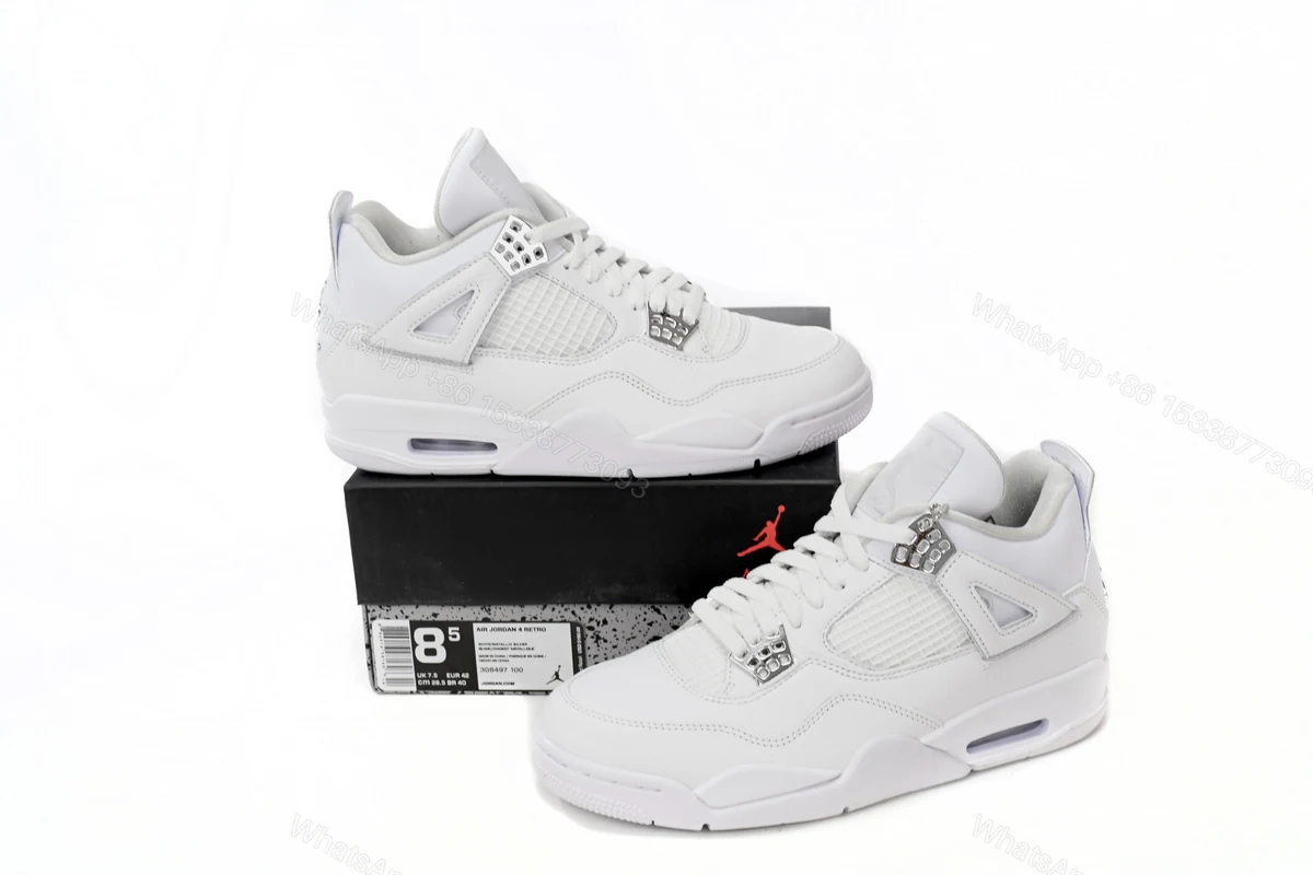 View 9 of Air Jordan 4 Retro Pure Money 308497-100(Best Quality)
