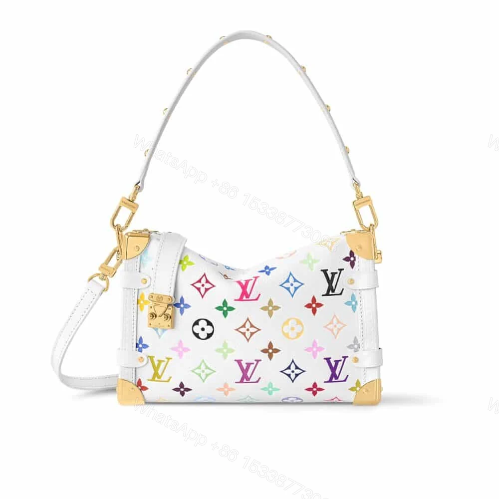 Louis Vuitton X Takashi Murakami Side Trunk MM Multicolore Blanc 23Cm M14046 — view 1