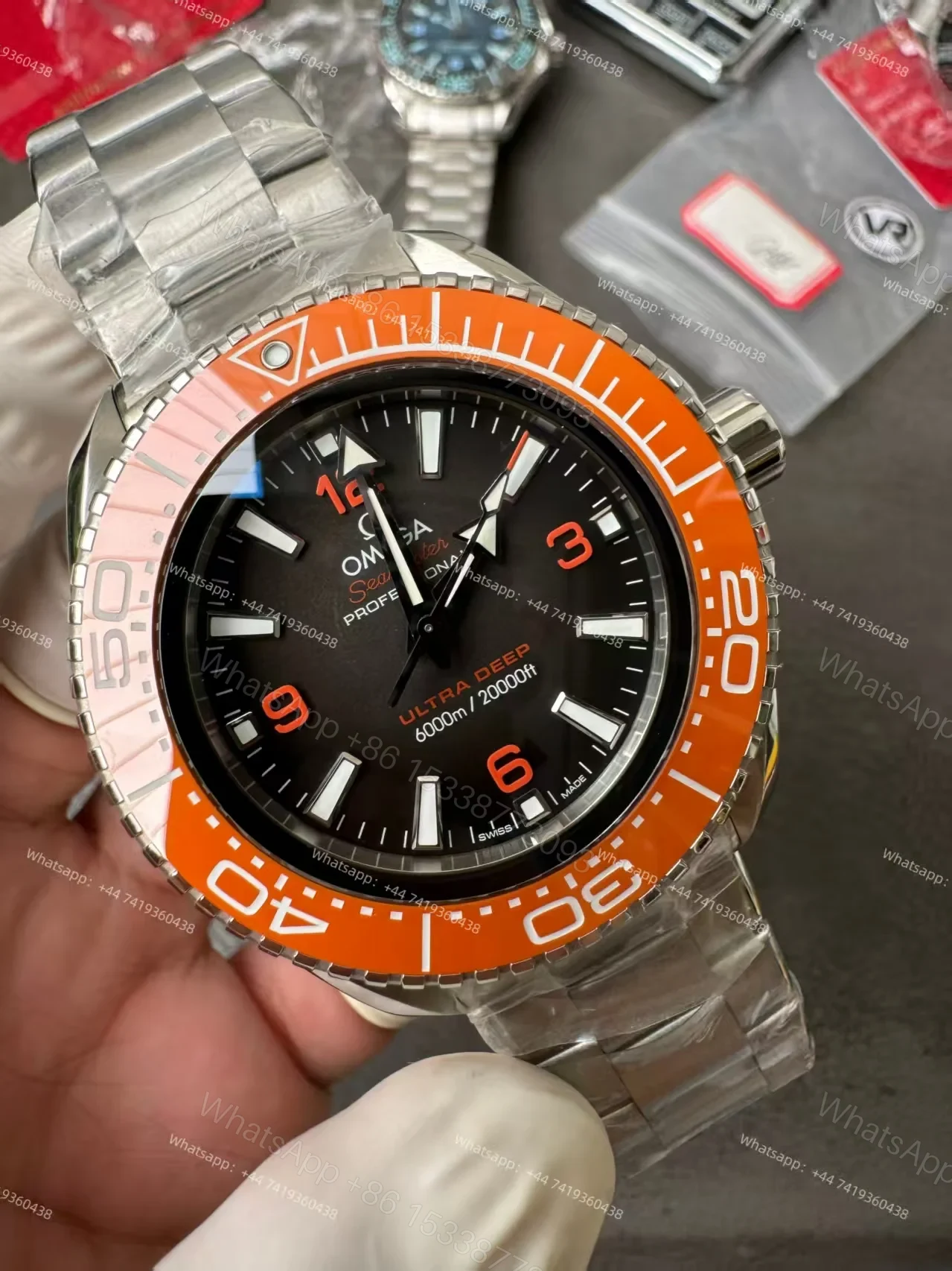 View 7 of Omega Super Clone Seamaster Ocean Planet 6000M 45.5 MM 215.30.46.21.06.001