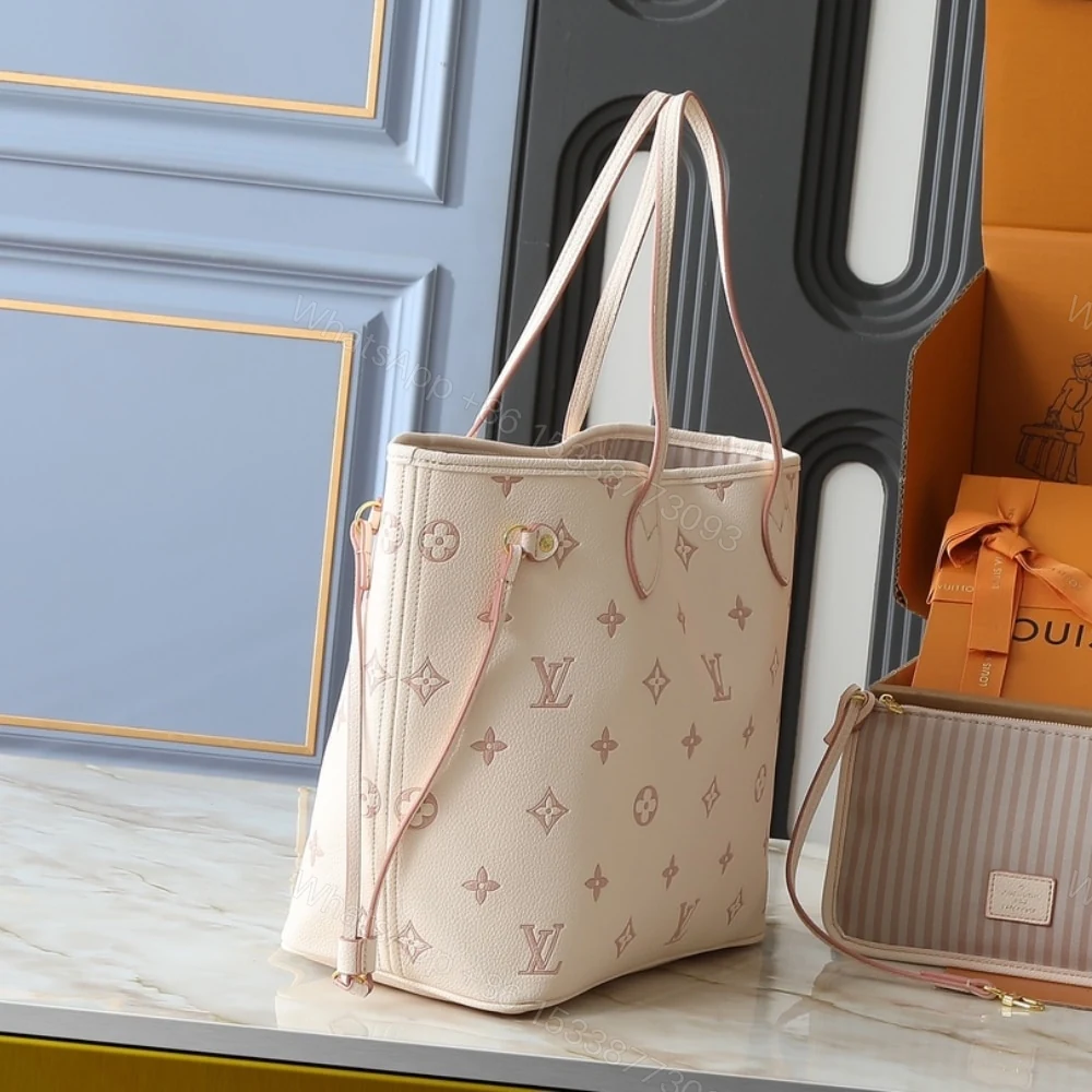 View 3 of Louis Vuitton Neverfull MM Bag Beige 32Cm M14285