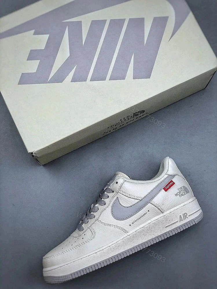 View 3 of FIRST COPY NIKE AIRFORCE NORTH FACE X SUPREME OFF WHITE