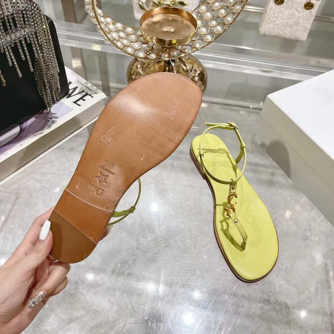 View 7 of Dior Dioriviera C’est Dior Thong Sandal Yellow