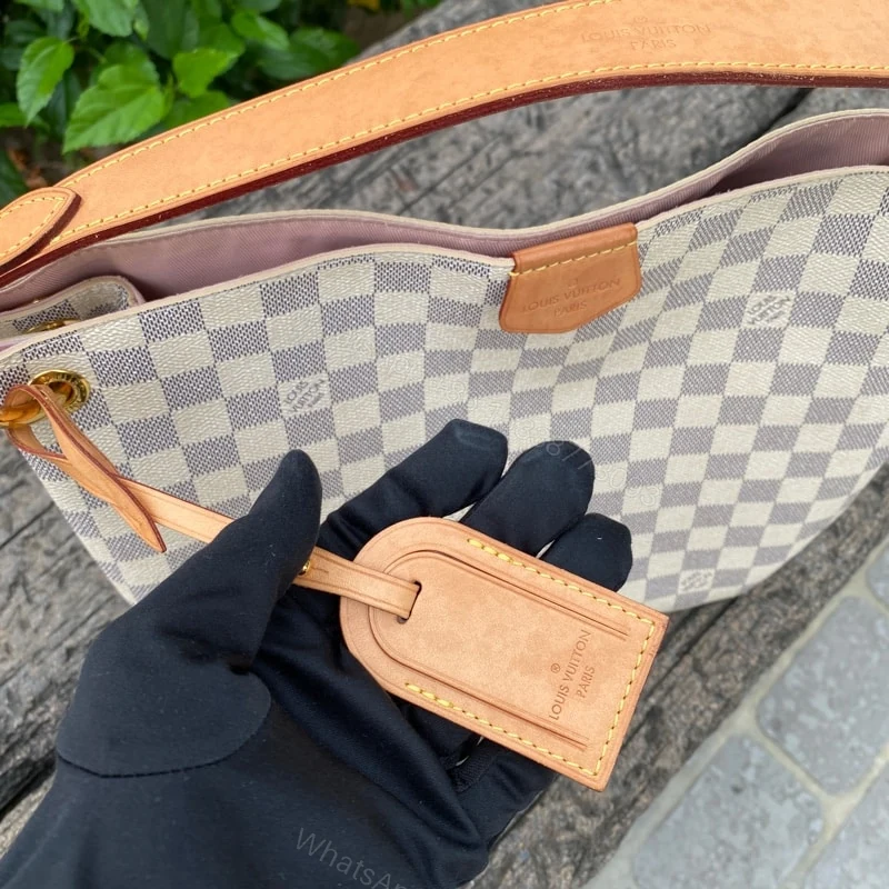 View 7 of Louis Vuitton Graceful PM Damier Azur 35Cm N42249