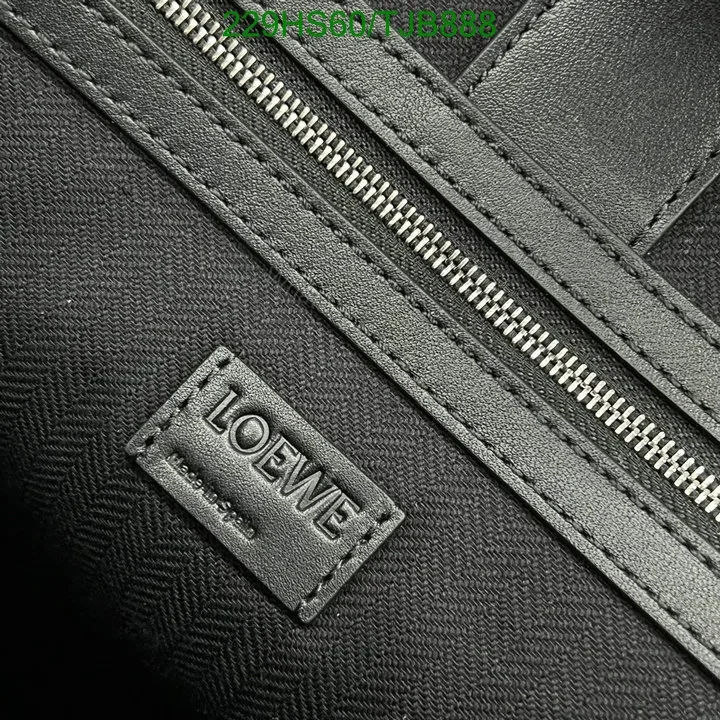 View 20 of Loewe Dark Grey Black Canvas and Cowhide Horizontal Tote IO955
