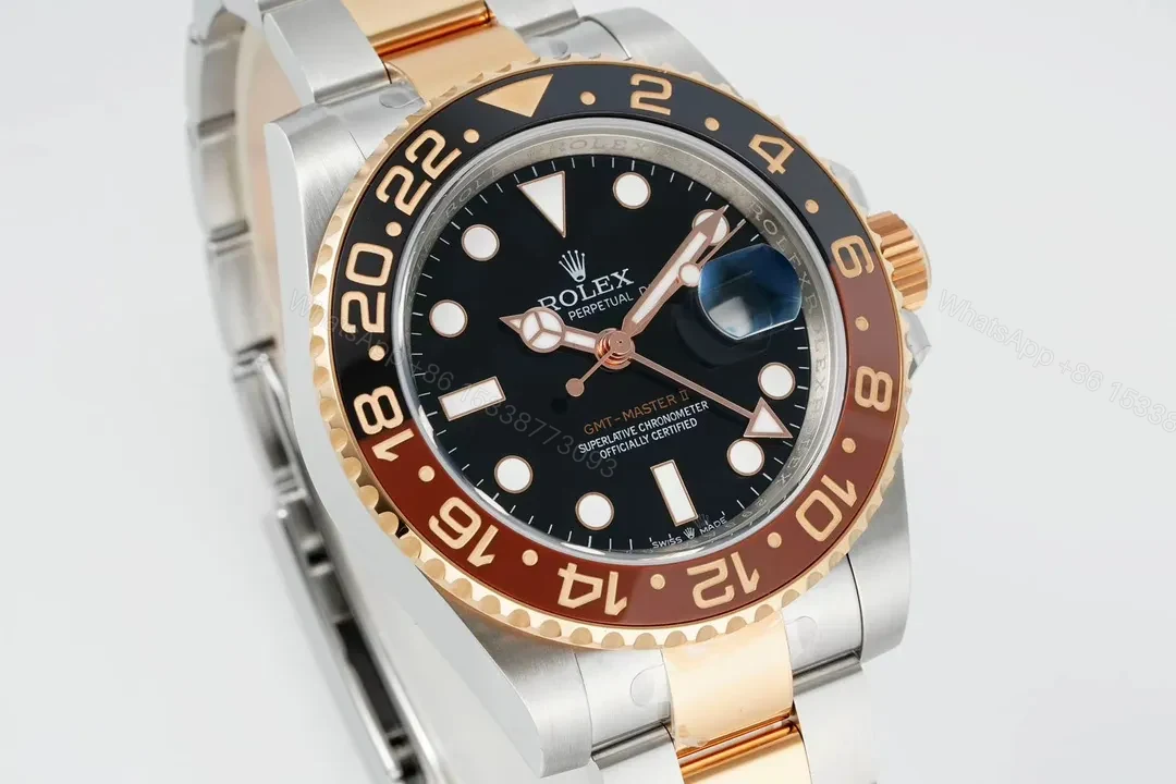 View 2 of EW Factory Clean Factory EWE V5 GMT Black Dial Two-Tone Watch