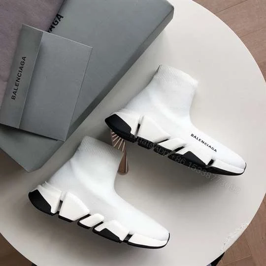 View 4 of BALENCIAGA SPEED 2.0 SNEAKER IN WHITE – BB143