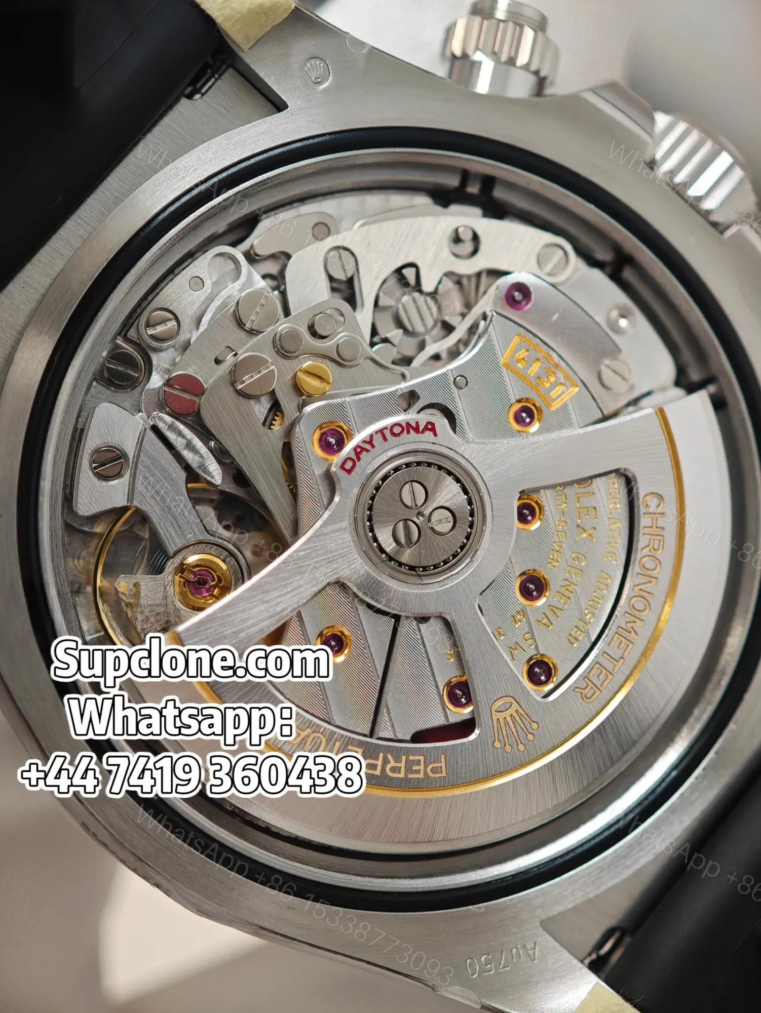 View 3 of Rolex Daytona Super Clone M126519LN-0006 Silver Dial 4131 Movement