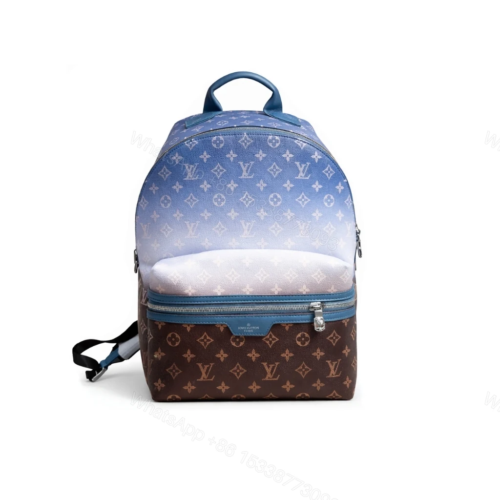 Louis Vuitton Discovery Backpack PM Monogram Pigment Blue 38cm M28025 — view 1